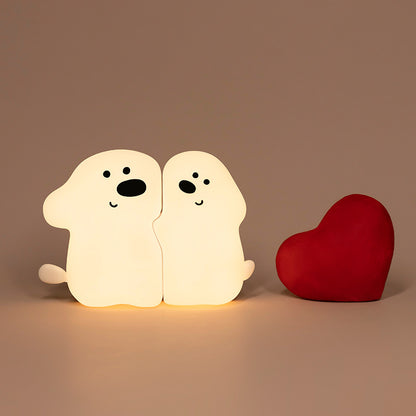 Hug Puppy LED Night Light - Perfect Gift for Kids and Girls