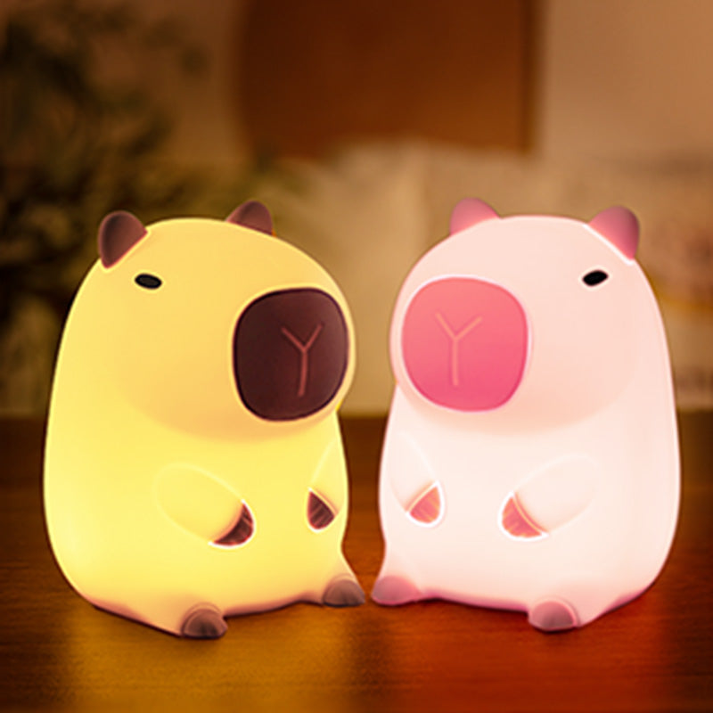 Limited💓 MeWaii® Pink Capybara Squishy Night Light - Perfect Gift for Kids and Girls