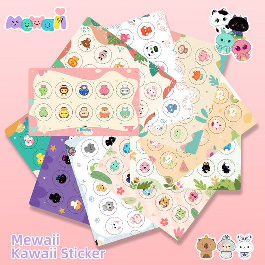 Limited Edition Mewaii Kawaii Sticker 1 Piece for Order Gift