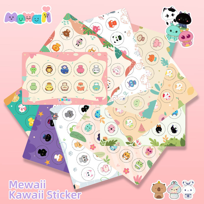 Limited Edition Mewaii Kawaii Sticker 1 Piece for Order Gift