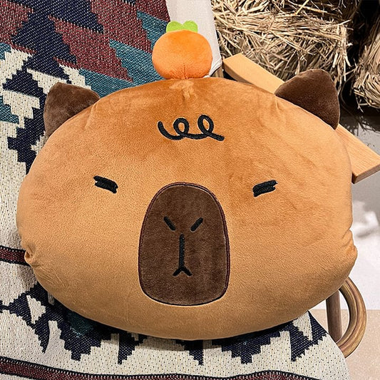 Cuteee Family Capybara Hand Warming Pockets Pillow Stuffed Animals Squishy Plushies Toys