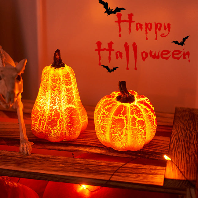 LED-Nachtlicht „Cracked Pumpkin“ – perfektes Geschenk für Kinder und Mädchen