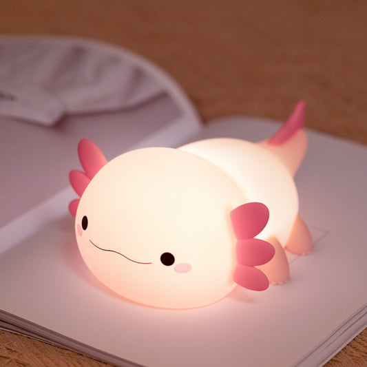 Axolotl Veilleuse Cadeau de guérison mignon