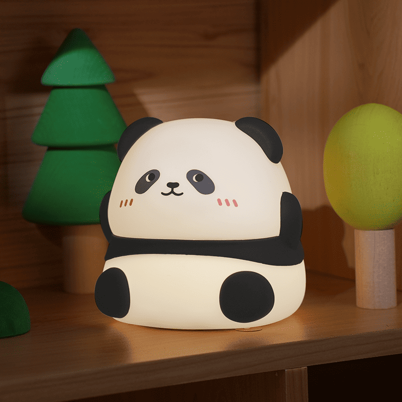 Squishy Silicone Kawaii Panda LED Night Light - Perfect Gifts