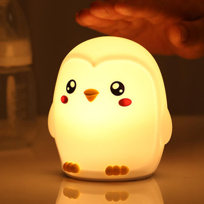 Lampe de nuit LED Pingouins colorés Tap Tap