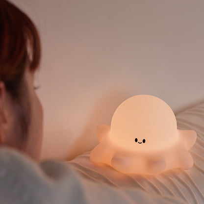 Squishy Silicone Octopus LED Night Light - Perfect Gift for Kids and Girls