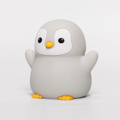 Squishy Silicone Little Penguin LED Night Light - Perfect Gift for Kids and Girls