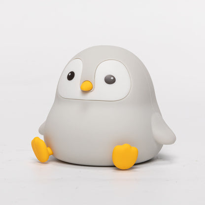 Squishy Silicone Little Penguin LED Night Light - Perfect Gift for Kids and Girls