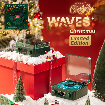 Waves Retro Bluetooth-Plattenspieler