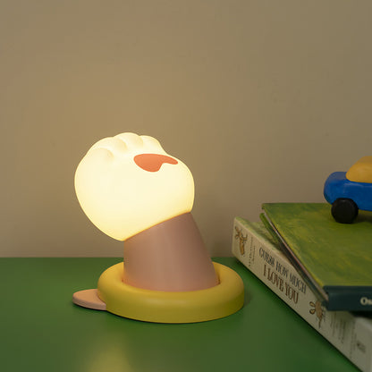 Squishy Silicone Cat Paw LED Night Light - Perfect Gift for Kids and Girls