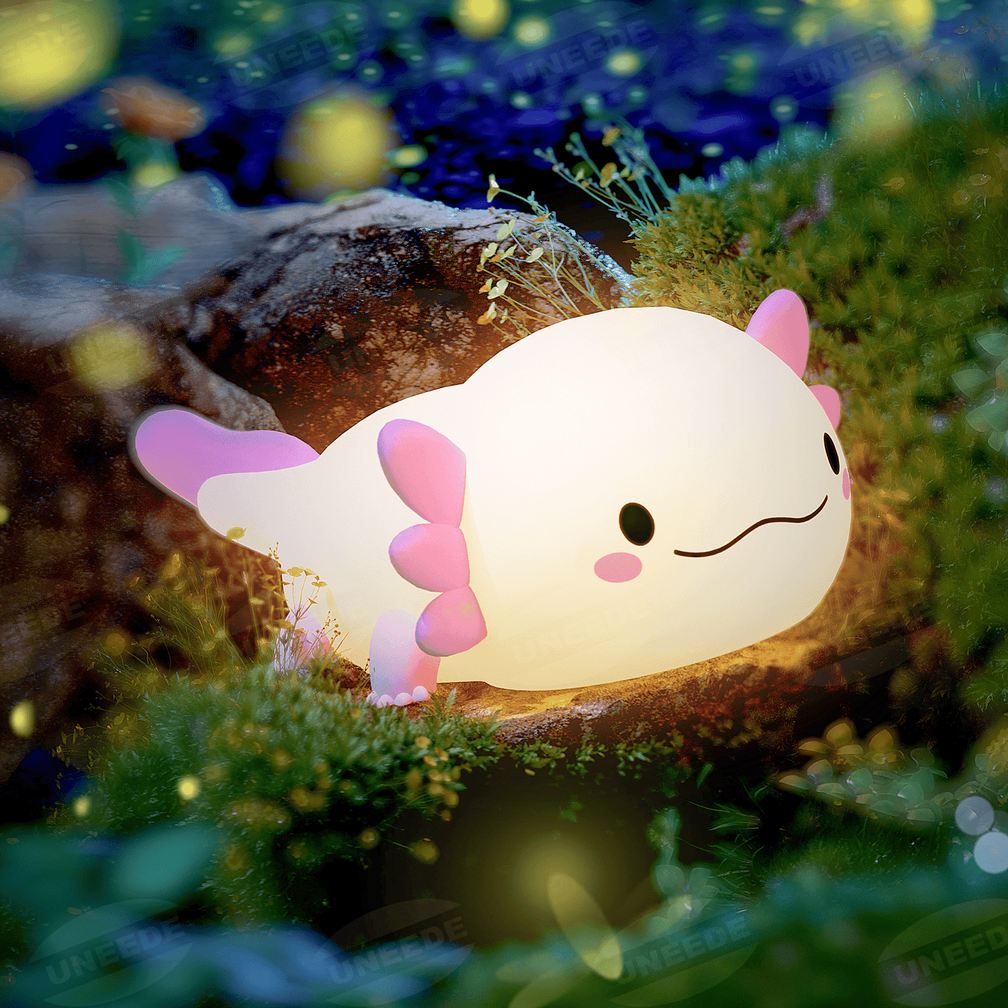 Axolotl Veilleuse Cadeau de guérison mignon