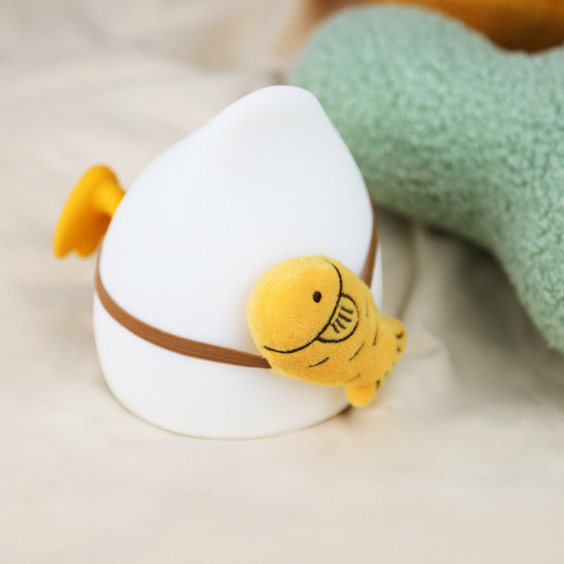 Squishy Silikon-Unterseite mit LED-Nachtlicht „Ente“ – perfektes Geschenk für Kinder und Mädchen