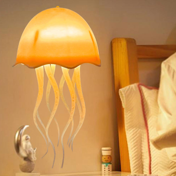 Squishy Silicone Jellyfish LED Night Light - Perfect Gift for Kids and Girls