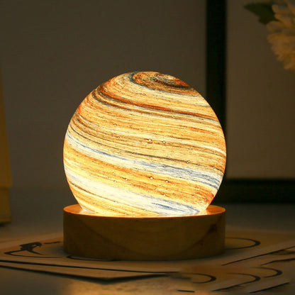 🌌 Enchanting Planet Lamp – A Universe of Colors and Dreams