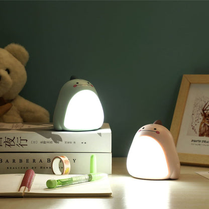 Veilleuse LED en silicone souple en forme de dinosaure - Cadeau idéal pour les enfants et les filles