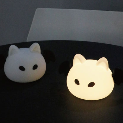 Squishy Silicone Kawaii Bat LED Night Light - Perfect Gift for Kids and Girls