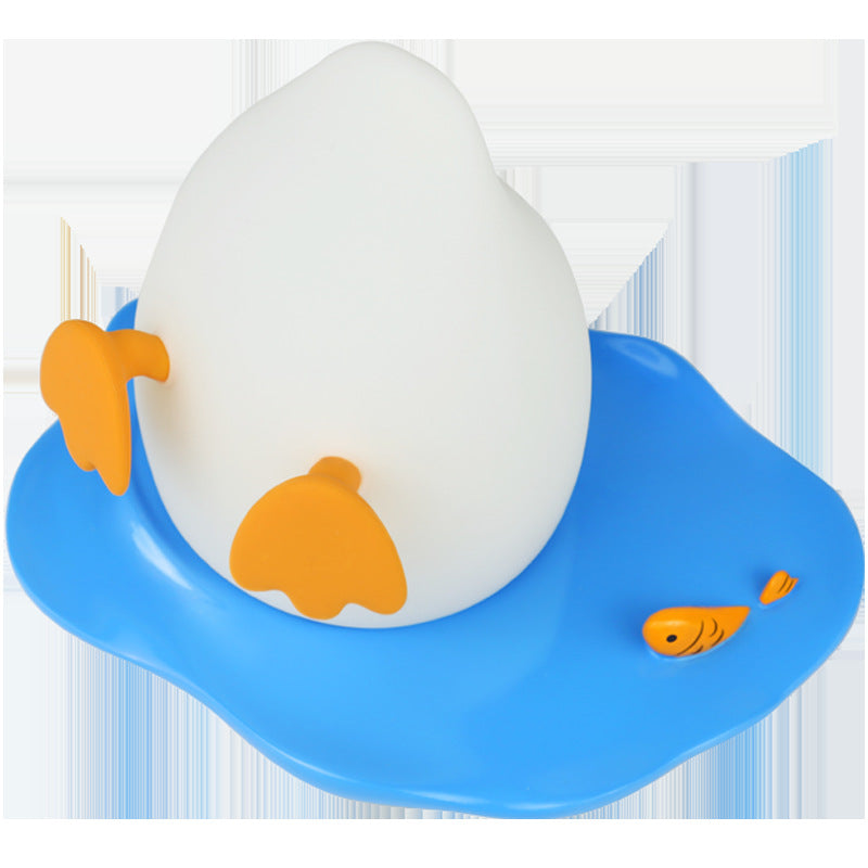 Squishy Silikon-Unterseite mit LED-Nachtlicht „Ente“ – perfektes Geschenk für Kinder und Mädchen