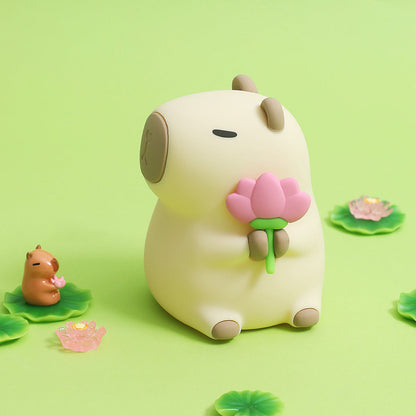 Capybara Tap Tap Lampe de nuit LED Meilleur cadeau pour bébé et filles