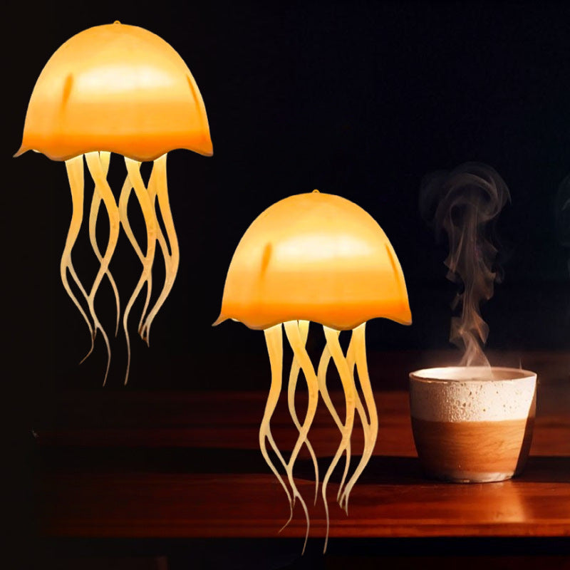 Squishy Silicone Jellyfish LED Night Light - Perfect Gift for Kids and Girls