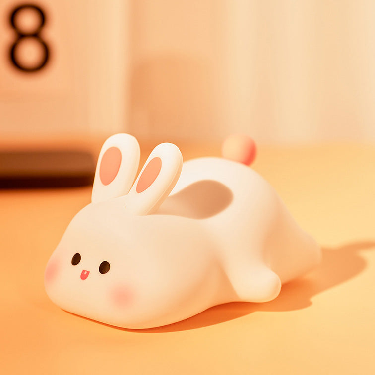 Lampe de nuit LED Tap Tap en forme de lapin mignon