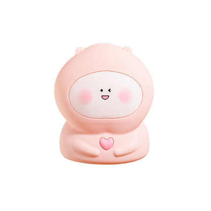 Squishy Silicone Cute Kids LED Tap Control Nightlight Lamp - Perfect Gift for Kids and Girls