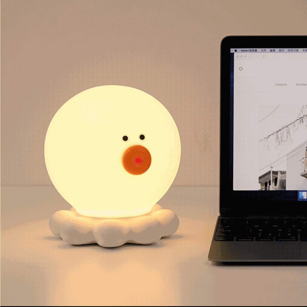 Squishy Silicone Octopus LED Night Light - Perfect Gift for Kids and Girls