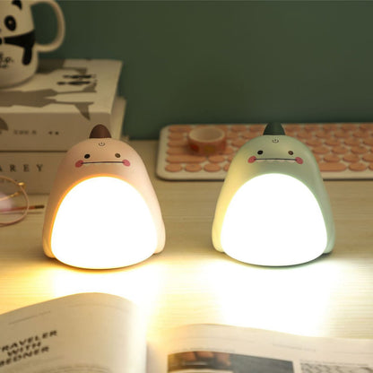 Veilleuse LED tactile Chubby Dino - Cadeau idéal pour les enfants et les filles