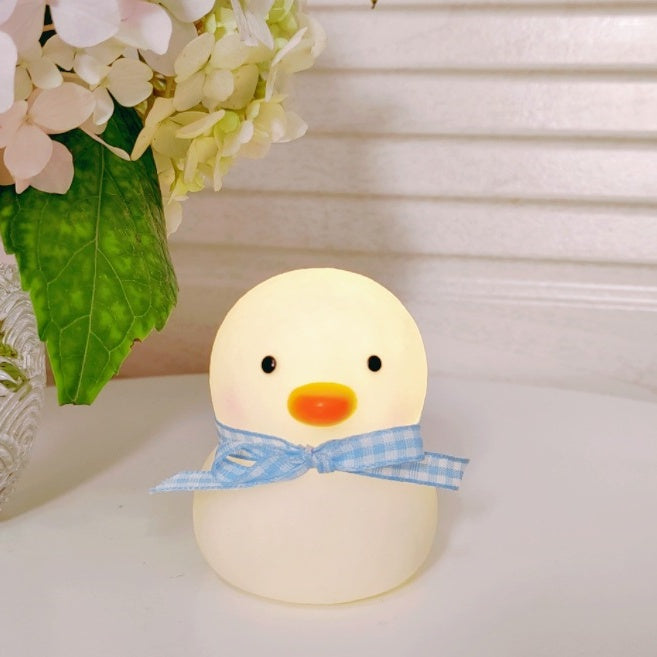 Squishy Silicone Duck Mini LED Lamp - Perfect Gift for Kids and Girls