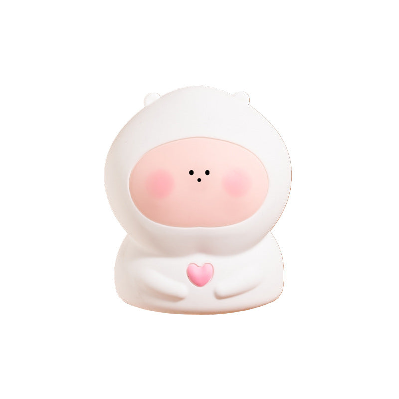 Squishy Silicone Cute Kids LED Tap Control Nightlight Lamp - Perfect Gift for Kids and Girls