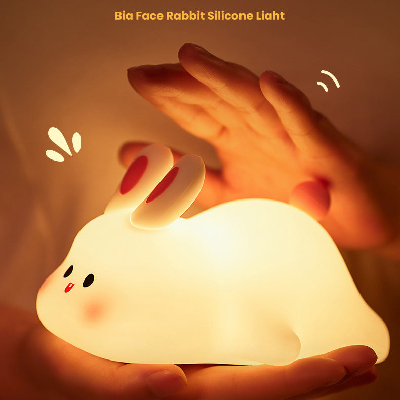 Lampe de nuit LED Tap Tap en forme de lapin mignon