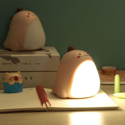 Veilleuse LED tactile Chubby Dino - Cadeau idéal pour les enfants et les filles