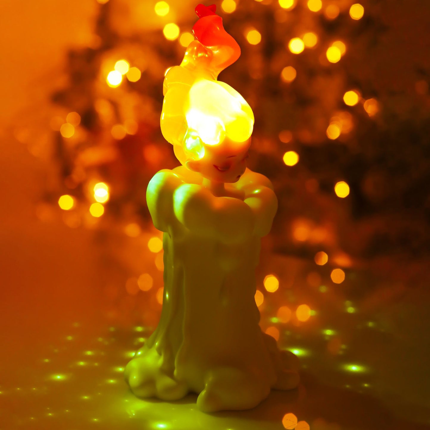 Squishy Silicone Candle Fairy LED Night Light - Perfect Gift for Kids and Girls