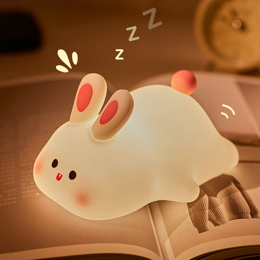 Lampe de nuit LED Tap Tap en forme de lapin mignon