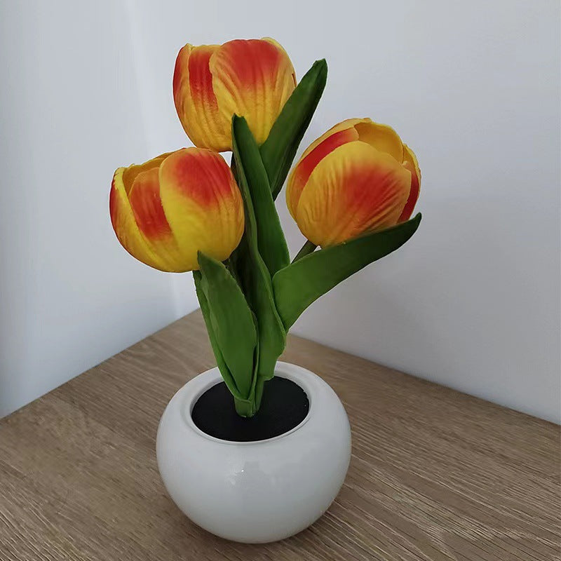 Tulip Flower LED Night Light - Perfect Gift for Kids and Girls