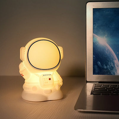 Squishy Salute Astronaut Silicone LED Night Light – The Perfect Gift for Cozy Nights