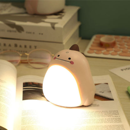 Veilleuse LED en silicone souple en forme de dinosaure - Cadeau idéal pour les enfants et les filles