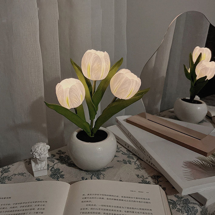 Tulip Flower LED Night Light - Perfect Gift for Kids and Girls