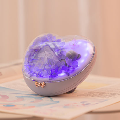 Heart-Shaped Humidifier Night Light - Perfect Gift for Kids and Girls