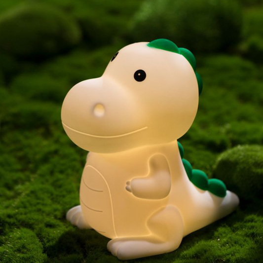 Squishy Silikon-Dinosaurier-LED-Nachtlicht – perfektes Geschenk für Kinder und Mädchen