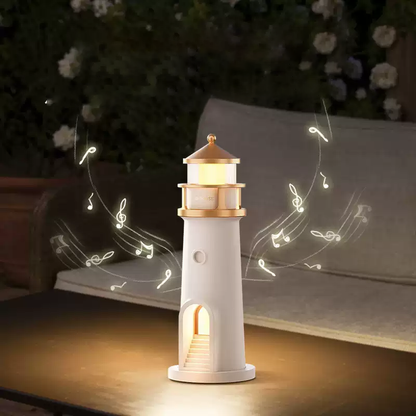 Lighthouse Speaker Bluetooth Lamp Moon Shadow Atmosphere Light Best Gift