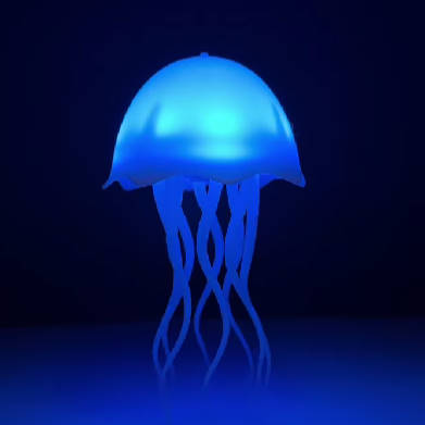 Squishy Silicone Jellyfish LED Night Light - Perfect Gift for Kids and Girls