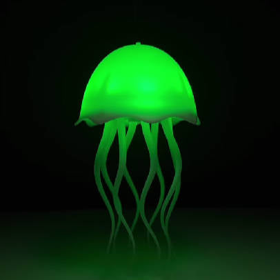 Squishy Silicone Jellyfish LED Night Light - Perfect Gift for Kids and Girls