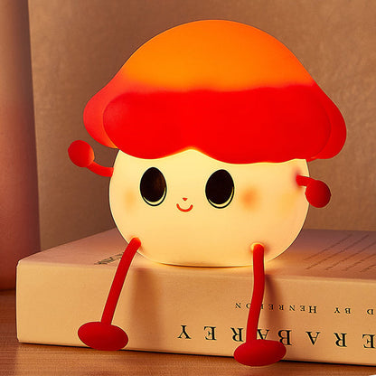 MeWaii® Mushroom Cat Squishy Silicone Night Light - Perfect Gift for Kids and Girls