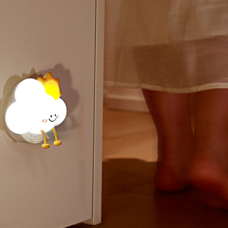 Veilleuse LED en silicone souple en forme de nuage royal - Cadeau idéal pour les enfants et les filles