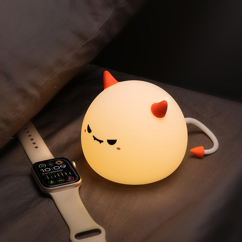 Little Devil LED Squishy Tap Tap Night Light Lamp