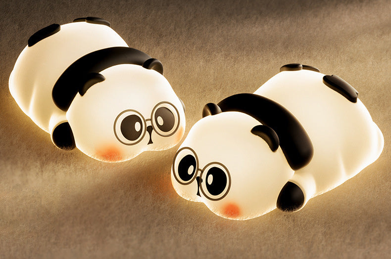 Lampe de nuit LED Night Panda Tap Tap, meilleur cadeau pour bébé et filles