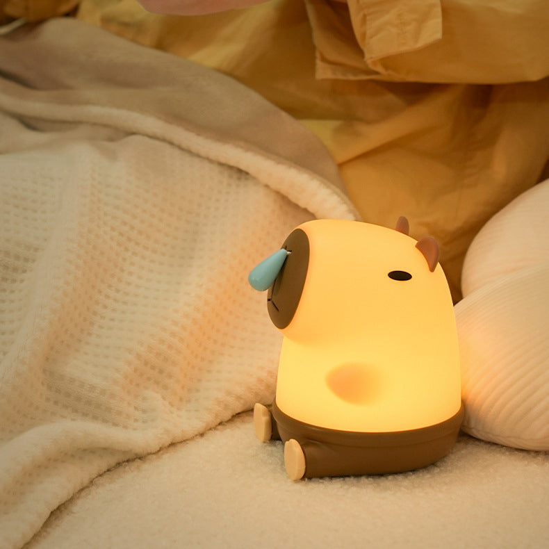 LED-Nachtlicht „Snotty Capybara“ – perfektes Geschenk für Kinder und Mädchen