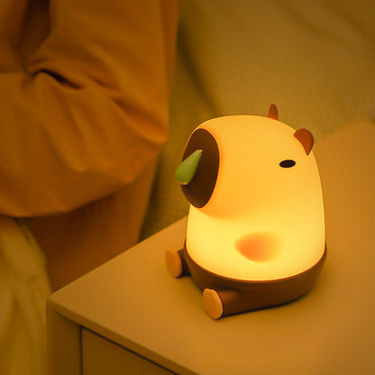 LED-Nachtlicht „Snotty Capybara“ – perfektes Geschenk für Kinder und Mädchen