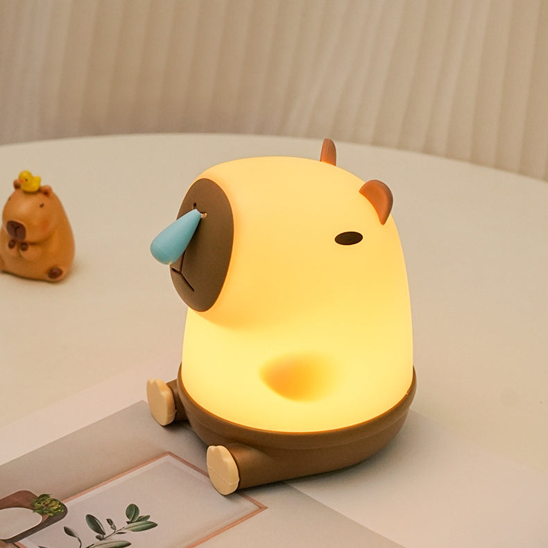 LED-Nachtlicht „Snotty Capybara“ – perfektes Geschenk für Kinder und Mädchen