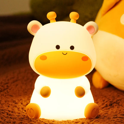 Squishy Silicone Deer LED Night Light - Perfect Gift for Kids and Girls